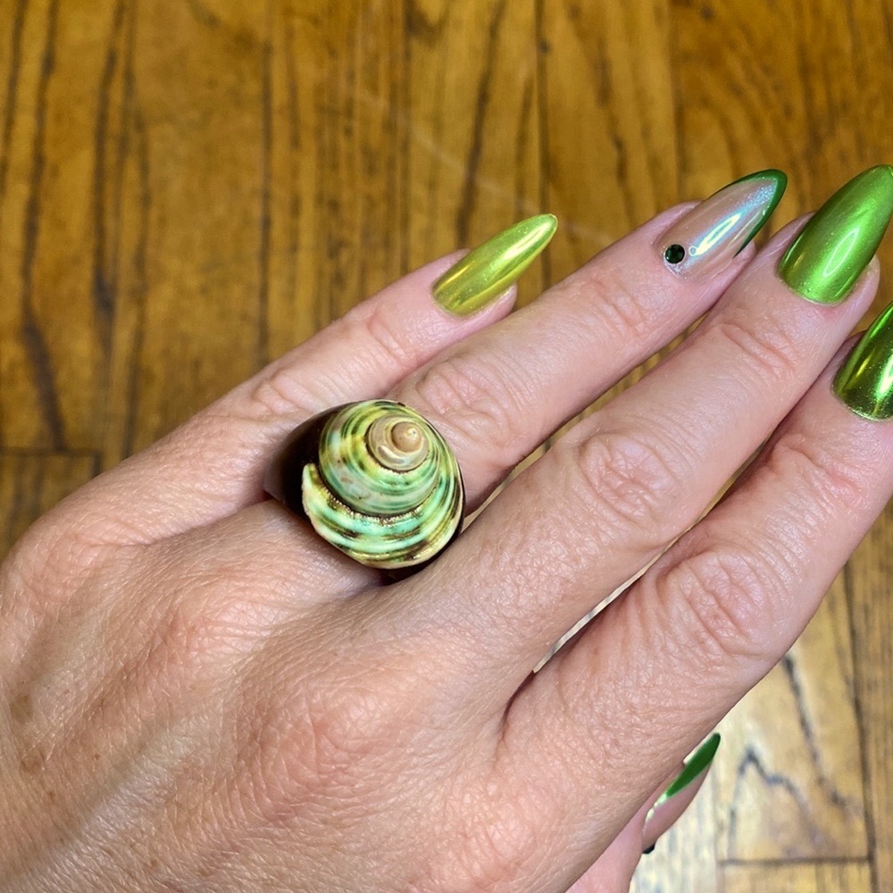 Seashell Ring Size 8